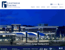 Tablet Screenshot of lighthouseelectric.com